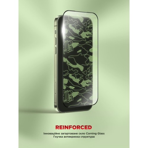 Скло захисне Armorstandart Corning Black Icon Apple iPhone 18 Pro (ARM92165)