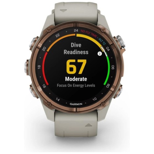 Смарт-годинник Garmin Descent Mk3i, 43mm, SKF12 PVD Ti/Fr Gry, Dive Computer, GPS дайвінг комп'ютер (010-02753-14)