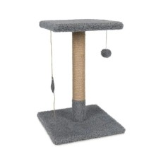 Дряпка (кігтеточка) для котів Природа Фелікс 36х36х50 см (світло-сіра) (4823082425259)