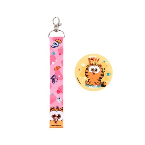 Бейдж Kite набір на липучці та підвіска Garfield (GF25-3010)