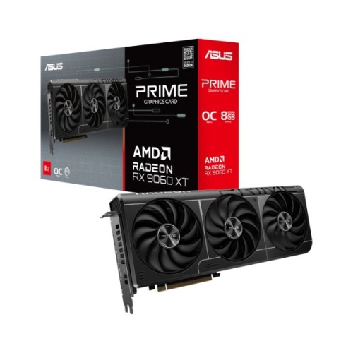Відеокарта ASUS Radeon RX 9060 XT 8Gb PRIME OC (PRIME-RX9060XT-O8G)