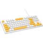 Клавіатура Aula F3032 keycaps plus 21 Yellow keys KRGD Red USB UA White (6948391204680)