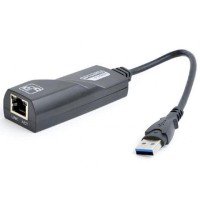 Адаптер USB 3.0 AM to RJ45 Ethernet 1000Mbps Gembird (NIC-U3-02)