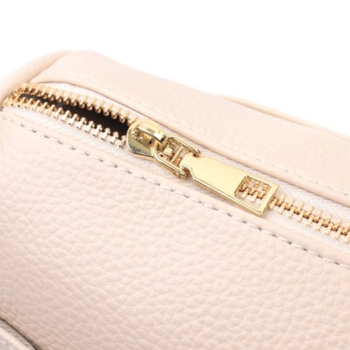 Сумка Vintage Компактна крос-боді жіноча з натуральної шкіри Біла (22591)