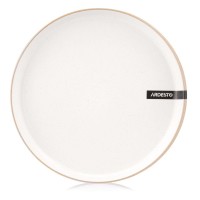 Тарілка Ardesto Apulia, 26.6см, кераміка, кремовий (AR2927AC)