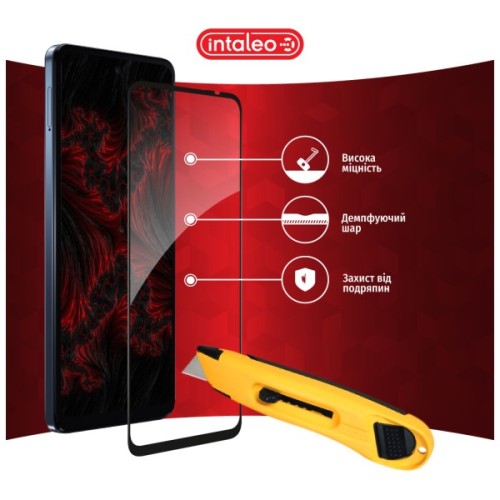 Скло захисне Intaleo Full Glue MOTO G24 Power Black (1283126591747)