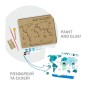 Набір для творчості Rosa Talent Карта світу 3D, МДФ, 30,5 х 37,5 см (4823098540007)