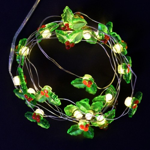 Гірлянда YES! Fun На мідному дроті Омела 20 LED Тепло-біла 2.2 м На батарейках (801210)