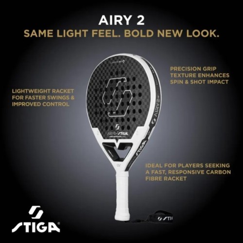 Ракетка для падел тенісу Stiga Racket AIRY 2 (2204-1311-01) (932054)