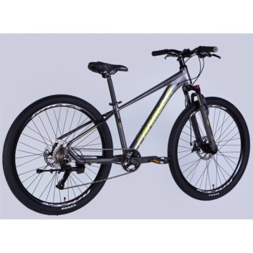 Велосипед Formula 26" ZEPHYR 3.0 DD CS рама-14" AL 2026 сірий з зеленим (OPS-FR-26-814)