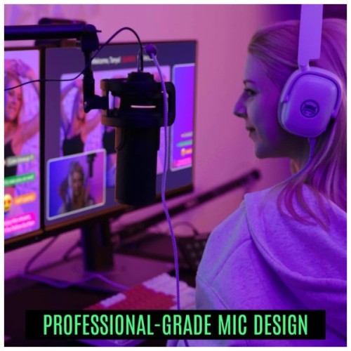 Мікрофон Streamplify MIC PRO-192-RGB-ST Black (SPMC-MP3C327.11)