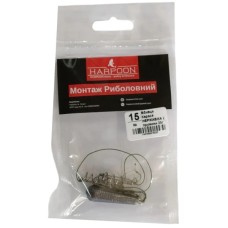 Монтаж Harpoon Вбивця Карася нержавійка No.15 2 пружини 25г BEAK (7407000015530) Монтаж Harpoon Вбивця Карася нержавійка No.15 2 пружини 25г BEAK (7407000015530)