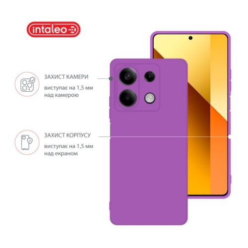 Чохол до мобільного телефона Intaleo Silicone Xiaomi Redmi Note 13 5G Violet (1283126601125)