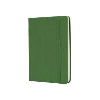 Книга записна Optima А6 MAGIC, тверда обкладинка, гумка, білий блок лінія, зелений (O20388-04)