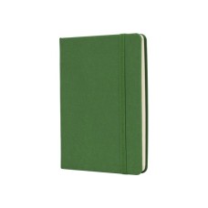 Книга записна Optima А6 MAGIC, тверда обкладинка, гумка, білий блок лінія, зелений (O20388-04)