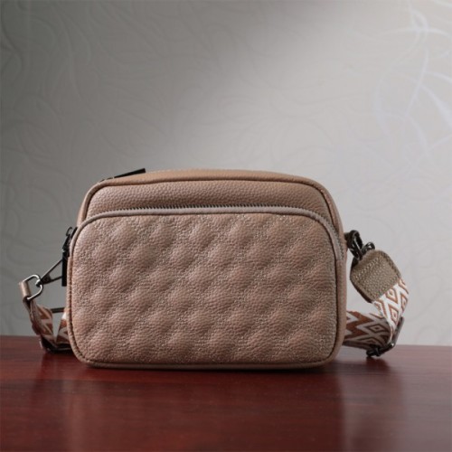 Сумка Vintage З натуральної шкіри Бежева (22637)