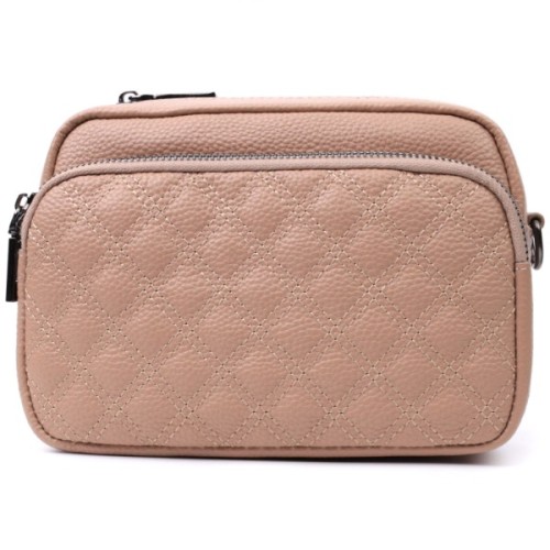 Сумка Vintage З натуральної шкіри Бежева (22637)