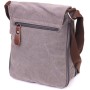 Сумка Vintage Чоловіча з текстилю Сіра (21266)