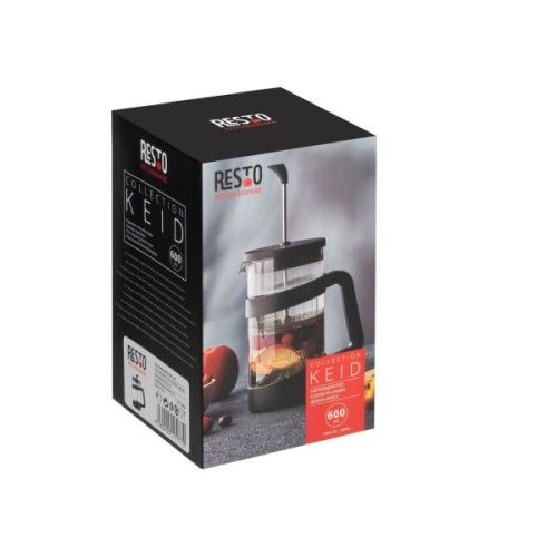 Френч-прес Resto Keid діагональ 600 мл чорний (90508)
