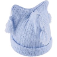 Шапка дитяча Luvena Fortuna тепла для хлопчиків з помпоном (CH2249 M.0-12)