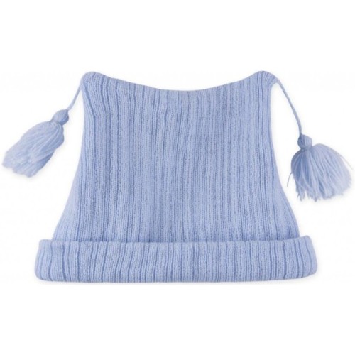 Шапка дитяча Luvena Fortuna тепла для хлопчиків з помпоном (CH2249 M.0-12)