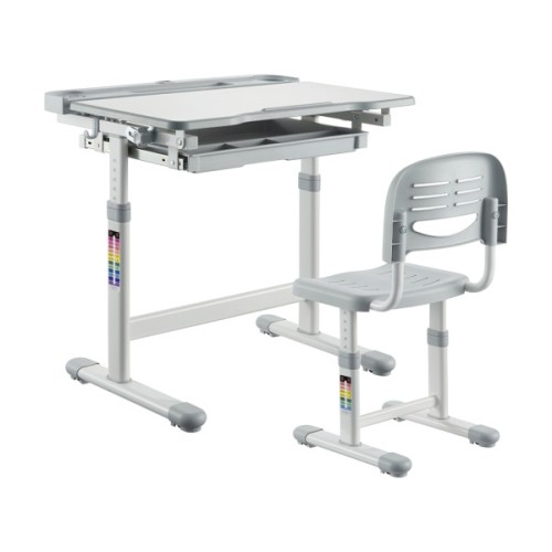 Парта зі стільцем FunDesk Bellissima grey (221918)