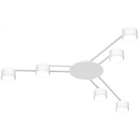 Світильник Videx під лампу 6xGX53 накладний Білий (VL-SPF21B-W)