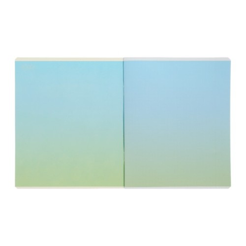 Зошит ZiBi GRADIENT 48 аркушів, клітинка світло-блакитний (ZB.1702-30)