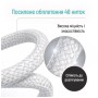 Дата кабель USB 2.0 AM to Lightning 2.0m 3A zinc alloy braided white ColorWay (CW-CBUL099-WT)