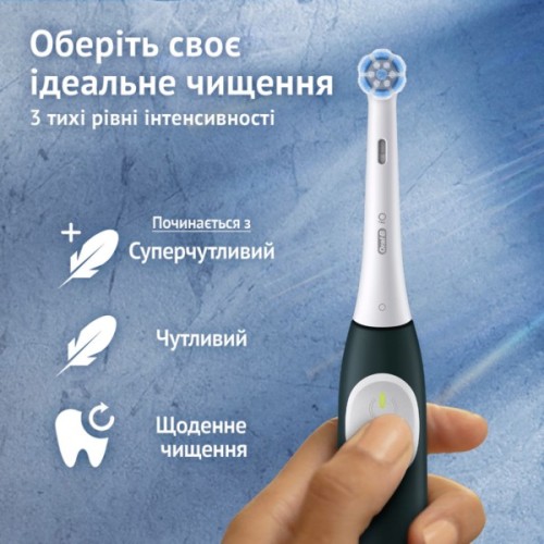 Електрична зубна щітка Oral-B Series 2 iOS2d.2ZZ9.0 Black+Green (2) (8700216611909)