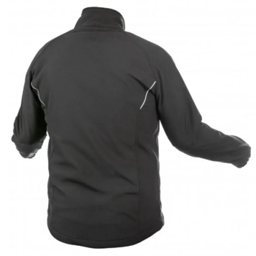 Куртка робоча Hoegert BIESE HT5K258-3XL SoftShell 96% поліестер/4% еластан чорна, 3XL (58) (HT5K258-3XL)