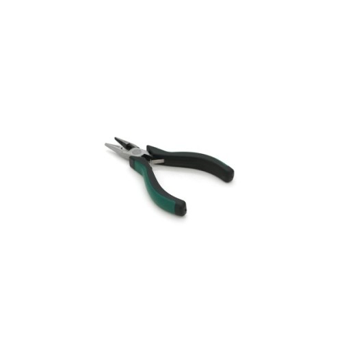 Плоскогубці Voltronic круглогубці з кусачками, чорно-зелені ручки 135 х 35, Q100 (YT-PP135х35)