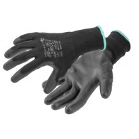 Захисні рукавиці Hoegert JAGST HT5K756-11 з поліуретановим покриттям чорні, 11 (HT5K756-11)