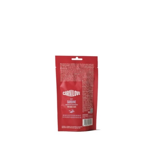 Ласощі для котів Carnilove Soft Snack Sardine with Strawberry 50 г (8595602582556)