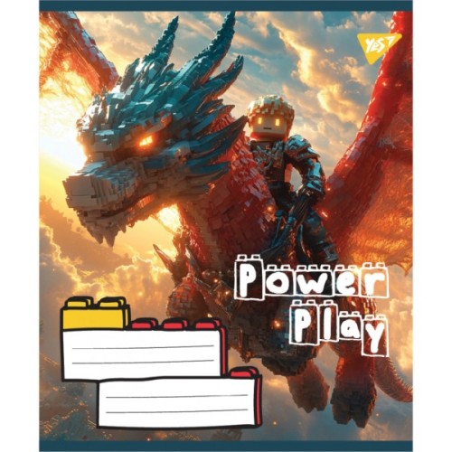 Зошит Yes Power Play А5 12 аркушів лінія (767847)