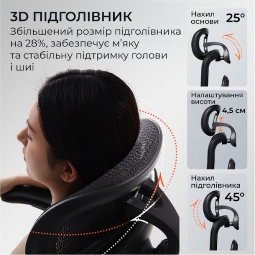 Офісне крісло Sihoo C300 LITE V2, White (C300-LITE-V2-B102)