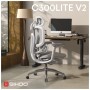 Офісне крісло Sihoo C300 LITE V2, White (C300-LITE-V2-B102)