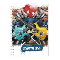 Блокнот Economix А5 пластикова обкладинка, спіраль, 80 аркушів, клітинка (E21957-01)