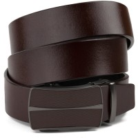 Ремінь Vintage Чоловічий з автоматичною пряжкою Коричневий (20305)
