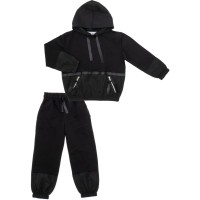 Спортивний костюм дитячий Breeze комбінований (18249-140G-black)