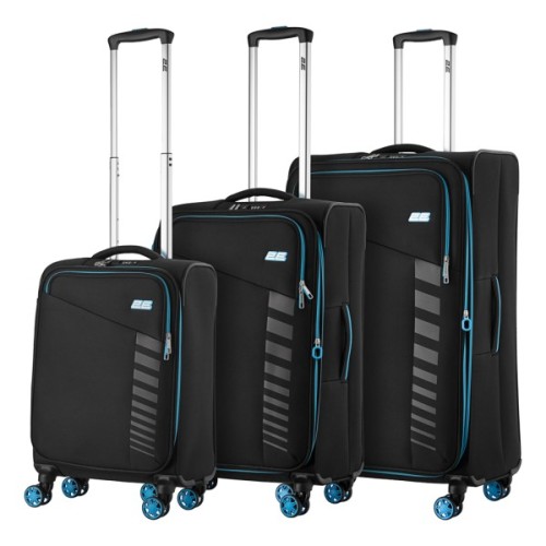 Набір валіз 2E Trek (L+M+S), чорні (2E-SPE-TREK-SET6-BK)