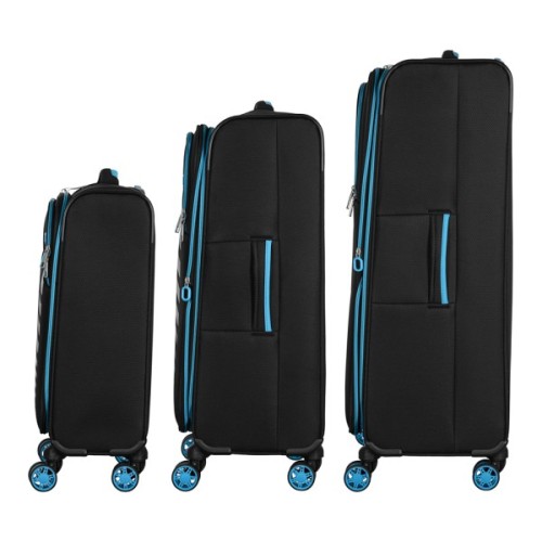 Набір валіз 2E Trek (L+M+S), чорні (2E-SPE-TREK-SET6-BK)