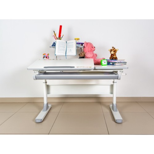 Парта Mealux Vancouver Multicolor з полицею S50 (BD-620 W/G MC + S50 WG)