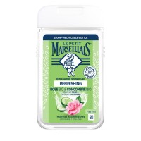 Гель для душу Le Petit Marseillais Огірок та Троянда 250 мл (3574661774183)