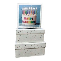 Подарункова коробка Buromax 3 шт тиснення фольгою (BM.23334)