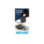 Перехідник HDMI M to HDMI F 4K60Hz 90° corner black Vention (AIPB0)