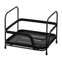 Полиця у ванну Ardesto Vigor 1-ярусна Чорна (ARHK4501PB)