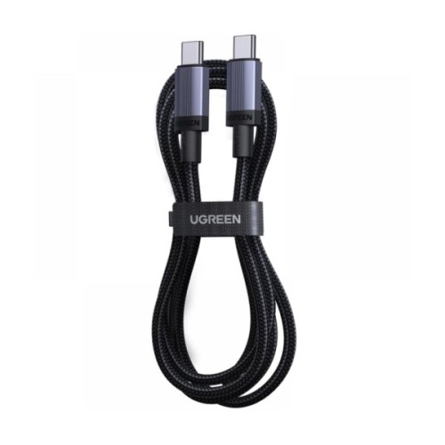 Дата кабель USB-C to USB-C 1.0m 100W 480Mbps black Ugreen (65832)