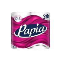 Туалетний папір Papia 3 шари 4 рулони (8690536010011)
