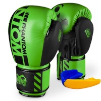 Боксерські рукавички Phantom APEX Neon Green 14 унцій (PHBG2883-14)